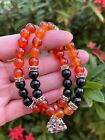 Grade A++ Red Agate and Black Onyx Crystal Bead, Genuine Gemstone, Wholesale Lot
