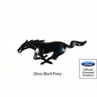Fits 2015-22 Mustang Pony Front Emblem Gloss Black Genuine Ford Licensed OEM