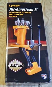 Lyman Brass Smith-All American 8 Turret Press-(7040750)-Factory NEW-in box
