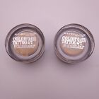 LOT OF 2 Maybelline Color Tattoo Leather Eye Shadow 24HR SHADY SHORES 25 NEW