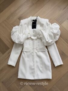Eliyah 'Sia' White Blazer Dress Size XS BNWT RRP$429