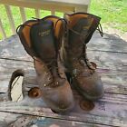 Carolina Leather Boots 👢 Mens Size 12 CA8028 Brown Waterproof Safety Toe