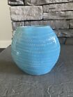 New Listingstudio pottery blue vase signed