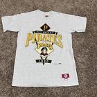 VINTAGE 1992 Pittsburgh Pirates Shirt Mens M Gray Jolly Roger Single Stitch