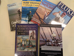 Surf Fishing Casting Guide Books – 6 Different Fluke Flounder Collection Lot