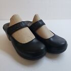 Dansko Womens Mary Janes Comfort Shoes Size 5 US 36 EU Black Slip On Round Toe