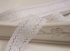 14Yds Broderie Anglaise cotton eyelet lace trim 1.6