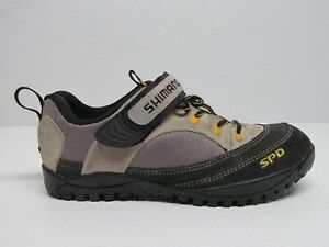 New ListingShimano SPD Men's Mountain Bike Shoes Sneakers Gray Black SH-M037 Size 41 US 7.5