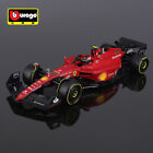 1:18 BURAGO 2022 Ferrari F1-75 #55 Carlos Sainz F1 Model Car Toys + Helmet Gift