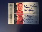 New Listing2002 Upper Deck SP Authentic Sign of the Times Gordie Howe Steve Yzerman 122/150