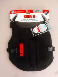 KONG Ultra Durable Tactical Harness (Small, Black) - UPC: 737257980617