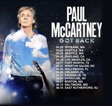 Paul McCartney, Truist Field Winston-Salem 5/21/22 Three Tickets Field J 3rd Row