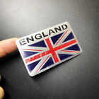 1Pcs Aluminum England Flag Rectangular Car Body Side Sticker Emblem Decals Badge