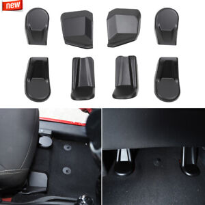 for Jeep Wrangler JK JKU 07-17 Front Seat Screw Protector Cover Trim Accessories (For: Jeep)