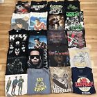 Vintage Style Music Band Tee Shirt Lot Of 20 Rock Metal Rap Hip Hop Mixed Sizes