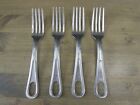 Lot of 4 Fork Stainless USA US Military Army Utensil Mess Kit Scout Camping