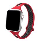 Silicone Narrow Sport Band fits/Apple Watch Series 9, 8, 7, 6, 5, 4, 3, 2, 1, SE