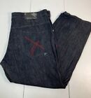 Roca Wear Dark Wash Regular Fit Jeans Men’s Size 48 Y2K Hip Hop Skater Baggy Fit