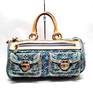 Louis Vuitton LV Hand Bag M95019 Neo Speedy30 Blue Monogram Denim 432560