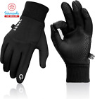 XL Winter Gloves Touch Screen: Running Gloves Women Black Gloves Men Women