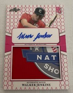 2022 Walker Jenkins Leaf Perfect Game National Showcase Patch Auto #1/1