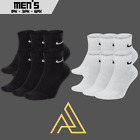 Mens Nike cushioned Dri-Fit everyday performance ankle cotton socks 1,3,6 pairs