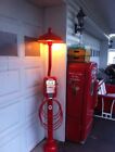 Vintage Eco  Air Meter Gas Oil Red Texaco Restored  With Light Pole  GAS PUMP