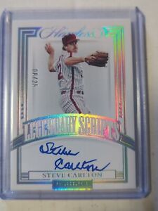 New ListingSteve Carlton Flawless Auto Out Of 25 Robin Roberts Phillies Two Card Lot