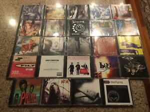 Alt Punk Rock Grunge 1990's CD Lot of 24 Different CD's Clean Overall Lot