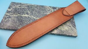 Large Leather Fixed Blade Dager Knife style Belt Sheath Lace Up to 10