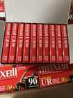 Maxell Ur-90 Normal Bias Audio Cassette 90min (Pack of 10 - 90 Minute Tapes New