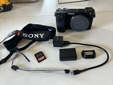 sony a6400 camera with battery and storage
