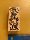 C8, Art Impressions Rubber Stamp, Geisha Girl, Japan