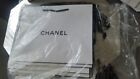 NEW Genuine CHANEL White Black Paper Shopping Gift Bag 10