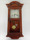 Vintage Lincoln 31 Day Wind Up Wooden Frame Wall Clock (Untested) - OF259