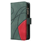 For iPhone 13 14 15Pro Max 11 12 14Plus XR XS 8 7 SE2 Zipper Leather Wallet Case
