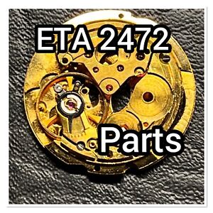 watch movement parts ETA 2472 see list