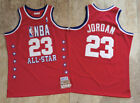 New ListingChicago Bulls Michael Jordan red NBA Allstar game jersey