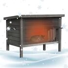 New ListingGDLF Outdoor Cat House Feral Cat Enclosure 100% Insulated All-Round Foam Weat...
