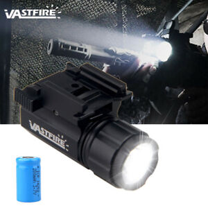 Tactical 90000lm Pistol Light Gun LED Flashlight Torch for 20mm Picatinny Rail