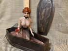 Dollhouse Miniature 1:12 Hand Sculpted Naked Vampire coffin Artisian Doll OOAK