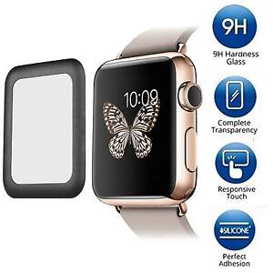 Apple Watch Series 3 42 mm - Tempered Glass FULL COVER Screen Protector Guard