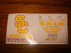 USC Trojans vs. Notre Dame Football   TICKET STUB  11/30/ 1996