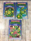 Teenage Mutant Hero Turtles 3 x Vintage (1990) Hardback Books - Carnival