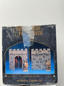 1998 Fontanini MIB City Walls nativity Christmas accessory Italy Roman Inc