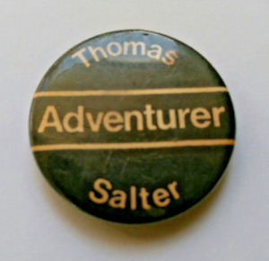 Retro Vintage Thomas Salter Adventurer Advertising Badge Button - Freepost!