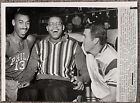 1960 Photo-Philadelphia Warriors Wilt Chamberlain Visits Maurice Stokes