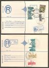 South Africa formular registered envelopes collection of different post offices
