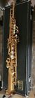 Used (open-box) Jupiter JPS-547 Deluxe Soprano Saxophone with case.