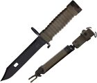 Aitor Combat Fixed Knife Stainless Steel Blade OD Green Polymer Handle - 16068G